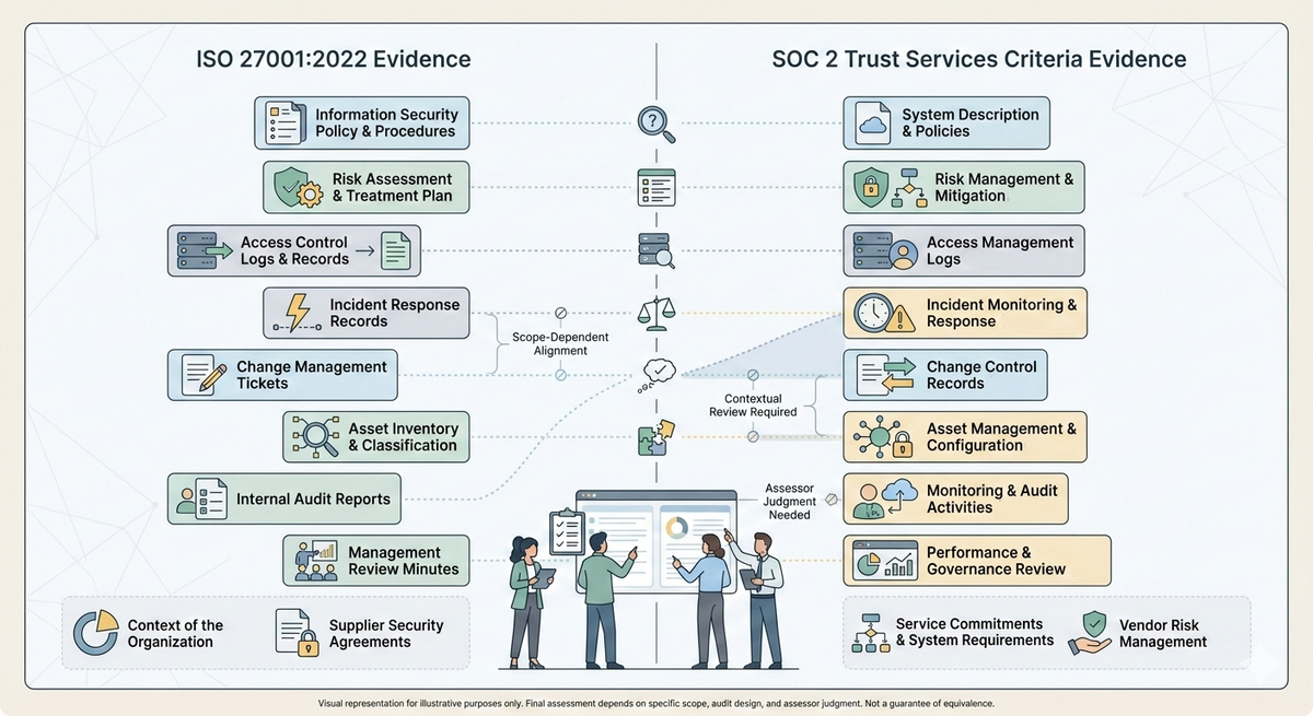 Iso Mapping ISO 27001 to SOC 2 Mapping: Evidence Comparison Guide for SMEs – Chill ...