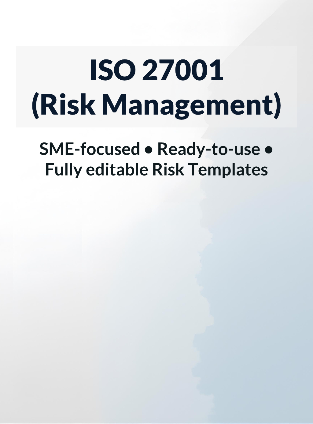 Explore SME-focused, ready-to-use ISO 27001 risk management templates. Fully editable for efficient ISMS implementation and practical compliance support.