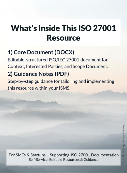 Note Iso ISO 27001 Surveillance Audit Guide for SMEs – Year 2 and Beyond – Chill ...
