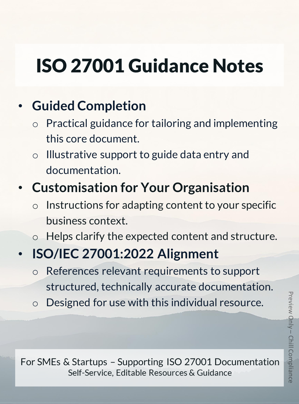 ISO 27001:2022 Performance Evaluation Procedure (ISMS) guidance notes and instructions for ISMS implementation