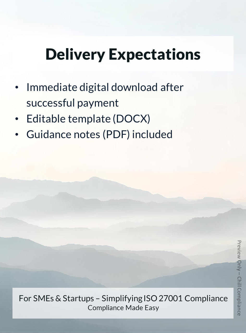 ISO 27001 Risk Management Policy template, instant download, editable DOCX, PDF guidance notes, ISO/IEC 27001:2022 aligned, SMEs and startups