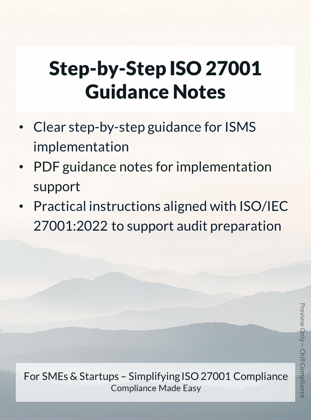 ISO 27001 Risk Management Procedure PDF guidance notes, step-by-step instructions, ISO/IEC 27001:2022 aligned, supports audit preparation